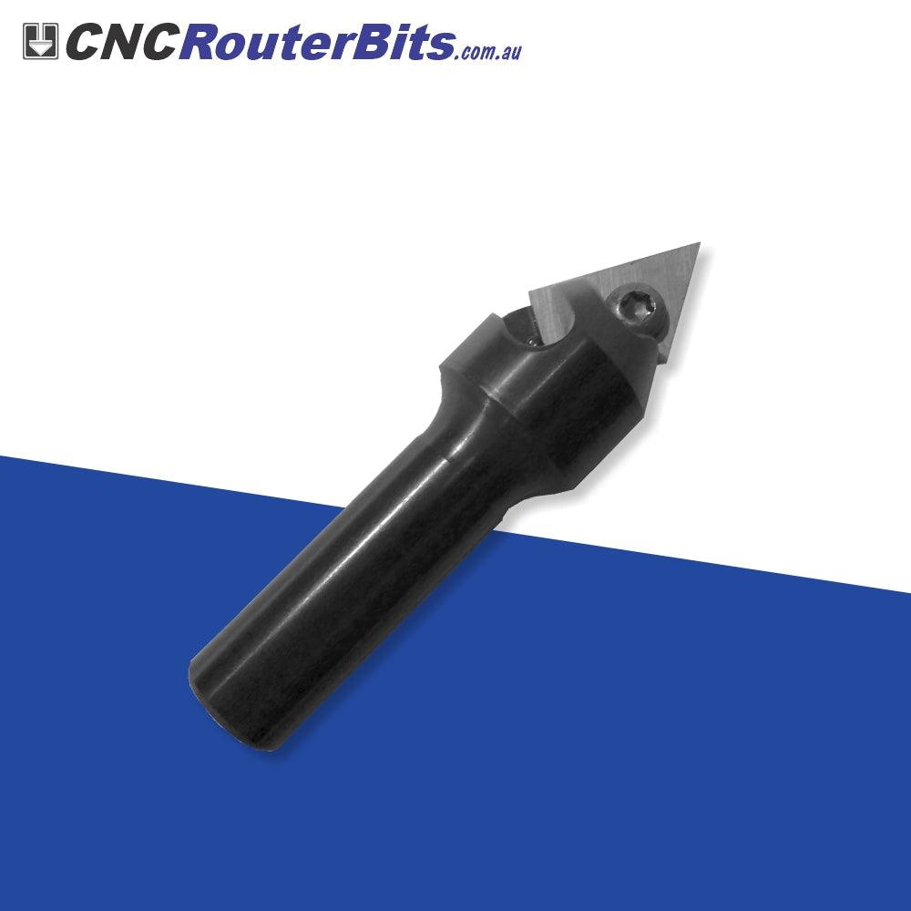 Vee Groove Cutters - Replaceable Insert Type - CNC Router Bits